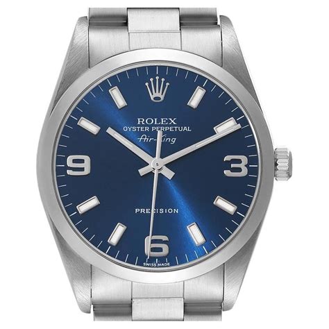 rolex mens 34mm air king|rolex air king price guide.